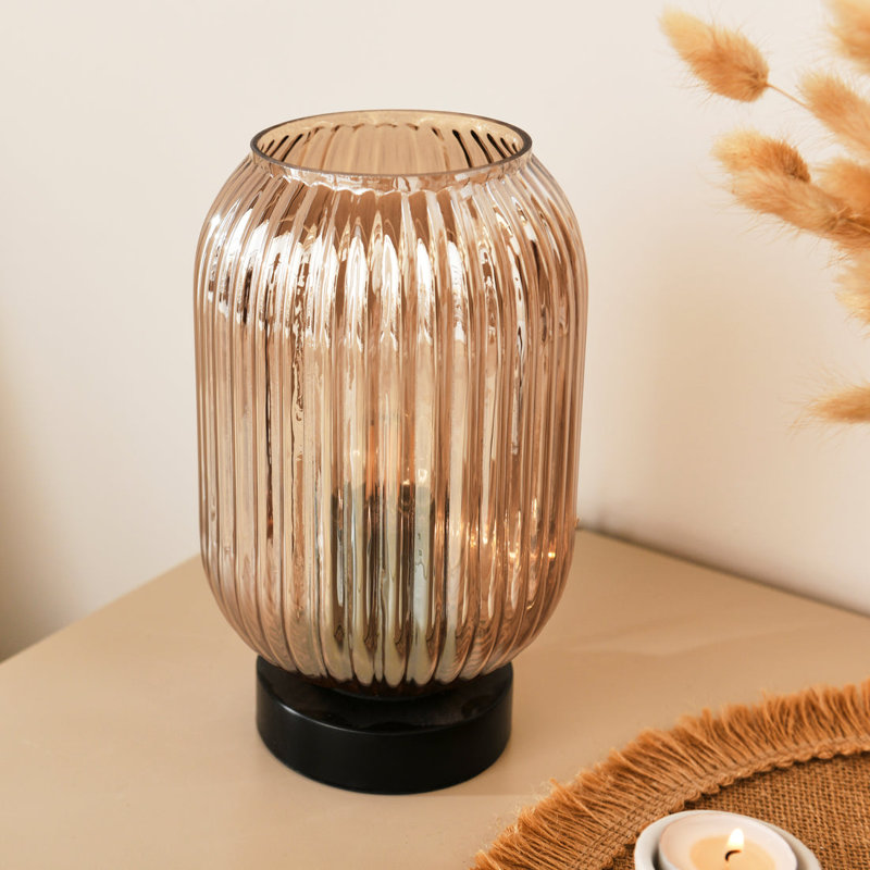 Showstead Table Lamp, Champagne , Black