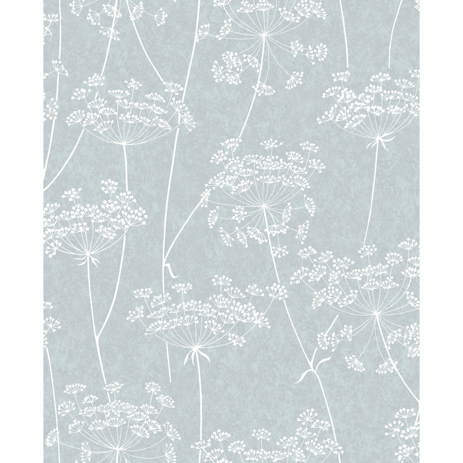 Edmore Modern Floral Wallpaper, Blue