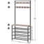 Aarran Freestanding 9 - Hook Coat Rack