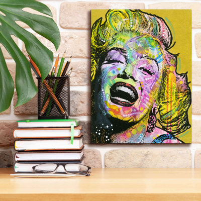 «Golden Marilyn» par Dean Russo, estampe numérique sur toile