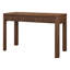 Bureau cannelé de 47,5 po de largeur avec tiroirs à glissement doux - Bureau d'écriture scandinave en noyer satiné pour bureau à domicile | Gardeina-1173674795