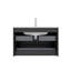 Meuble-lavabo mural moderne 30 po Mid-Century