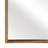 Fleur De Lis Living Fleur Applique 36-Inch Arch Mirror In Gold - Elegant Iron Resin Frame