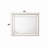 Laveda Pearl White Finish Mirror W/LED