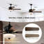 Perkin 14cm Ceiling Fan with LED Lights