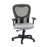 Tempur-Pedic TP9000C Mesh Swivel Task Chair with Tempur Material, Cooling Gel Layer, Adjustable Armrests, and Lumbar Support