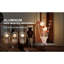 Lampe de table en aluminium à bourre en cuivre doré / argenté en aluminium pour salon, table de chevet pour chambre à coucher, lampe à DEL