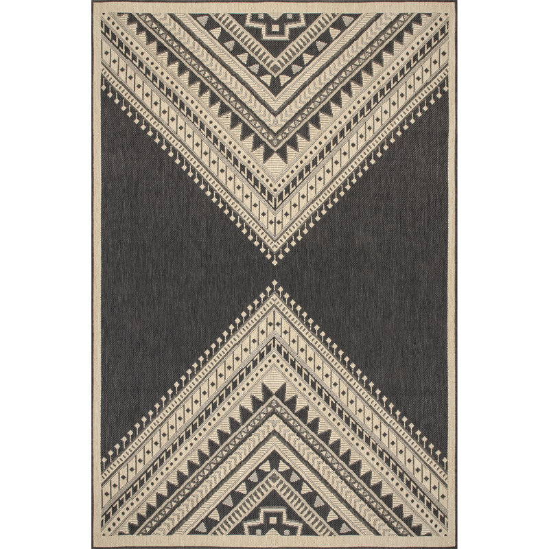 Southwestern Indoor / Outdoor Area Rug, Rectangle 244 x 305cm