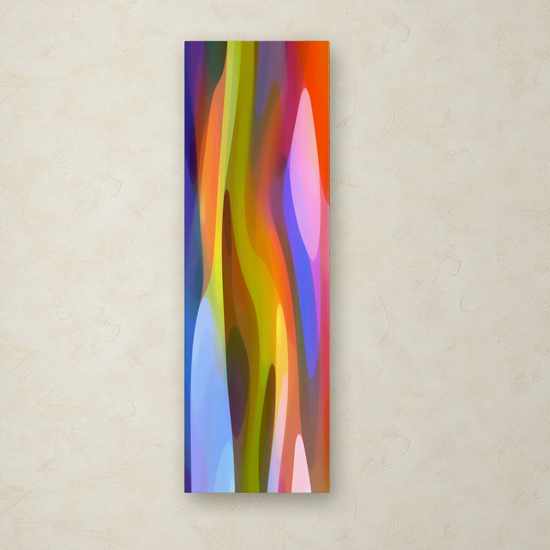 Dappled Light Panoramic Vertical Abstract Canvas Art
