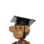 Graduation Hat Black