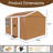 8X10 Ft Heavy-Duty Metal Storage Shed With Windows, Lockable Door & Ventilation - Weatherproof Outdoor Garden Shed For Backyard, Lawn, And Tool Organization-121499212