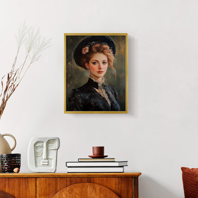 WOMEN Series CCII  -Premium Framed Print -Ready to Hang - No Nails Required