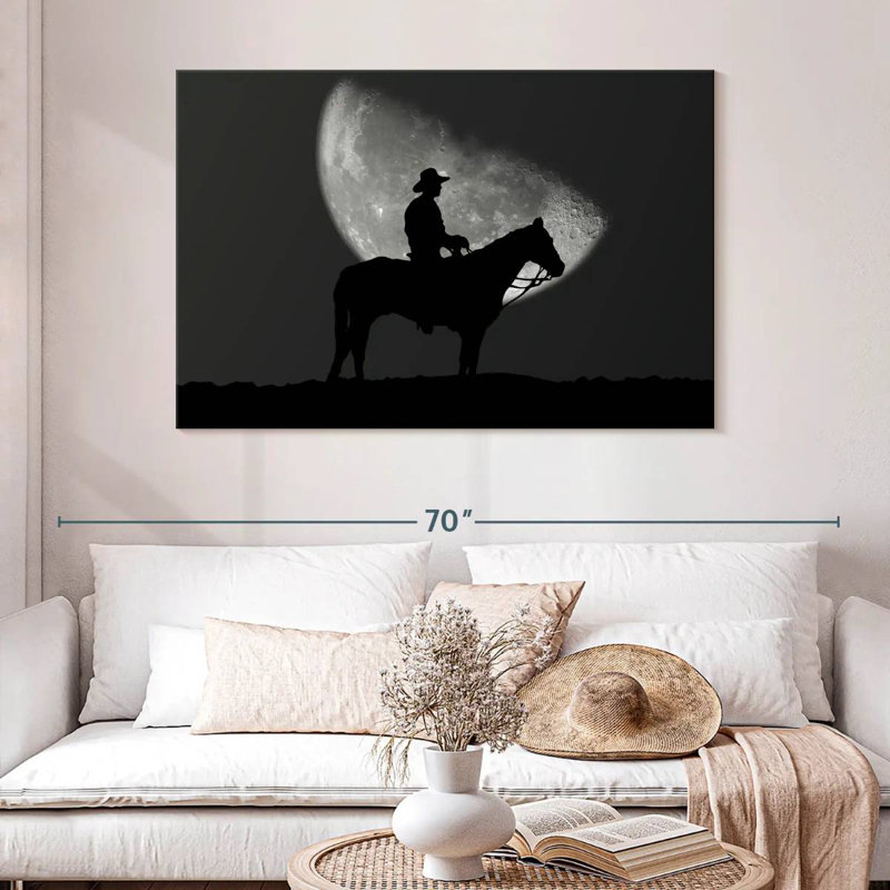 Lelar Midnight Cowboy, 32" H x 48" W