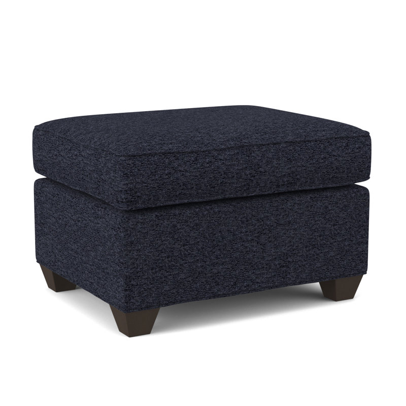 Avery 27" Wide Rectangle Standard Ottoman, Cafelle, Elliot Caribou