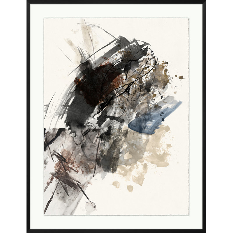 Urban Wash 2 par Lillian August - peinture encadrée sur papier