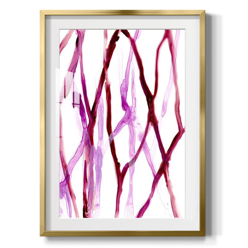 «RunnelXVI», reproduction encadrée, H 28,5 po x l 20,5 po, Doré