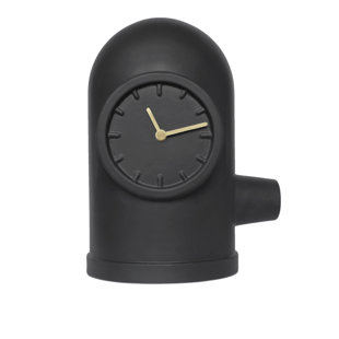 Base horloge de table noire