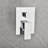 Waterfall 12.6" High-Pressure Complete Shower System With Pressure-Balanced Rough-In Valve With 3 Mode Hand Shower-114707317