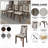 Ocossio 6 - Person Four Leg Dining Set-95000506