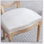 Meuble, ensemble de 2 chaises de salle à manger avec cadre en bois massif de style français-979518314