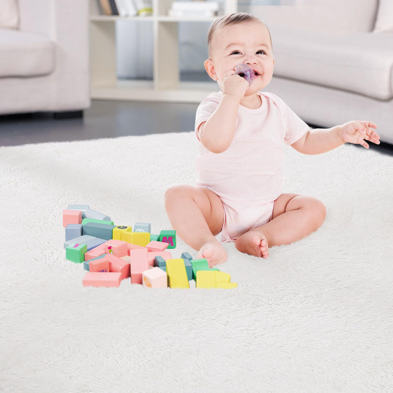 Tapis moelleux ultra doux à poils longs sans poils