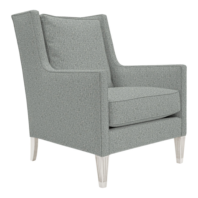 Alec Wingback Chair, No, Impala Linen, Casa Blanca