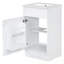 Meuble-lavabo de salle de bain avec lavabo, tablette de porte et tablette réglable-1733819980
