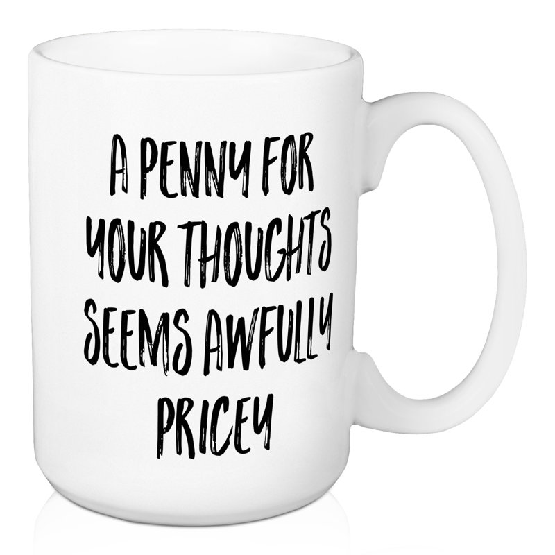 Un centime pour votre grande tasse à café Dews