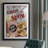 Movie Night I - Matted and Framed Under Acrylic Glass, Large Living Room Wall Art-553743329-553743331