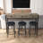 3-Drawer Long Dining Table Set With Power Outlets-685337311-685337309