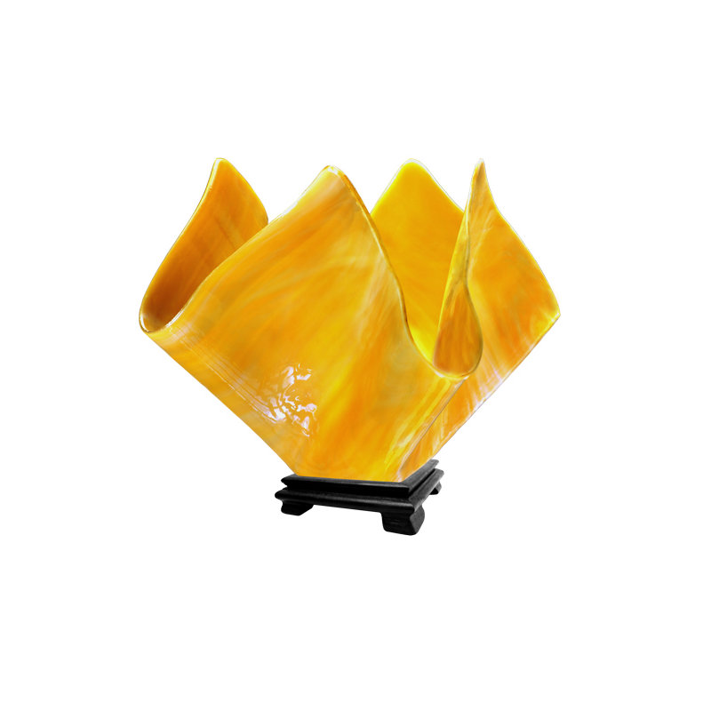 Dale Torchiere Lamp, Amber