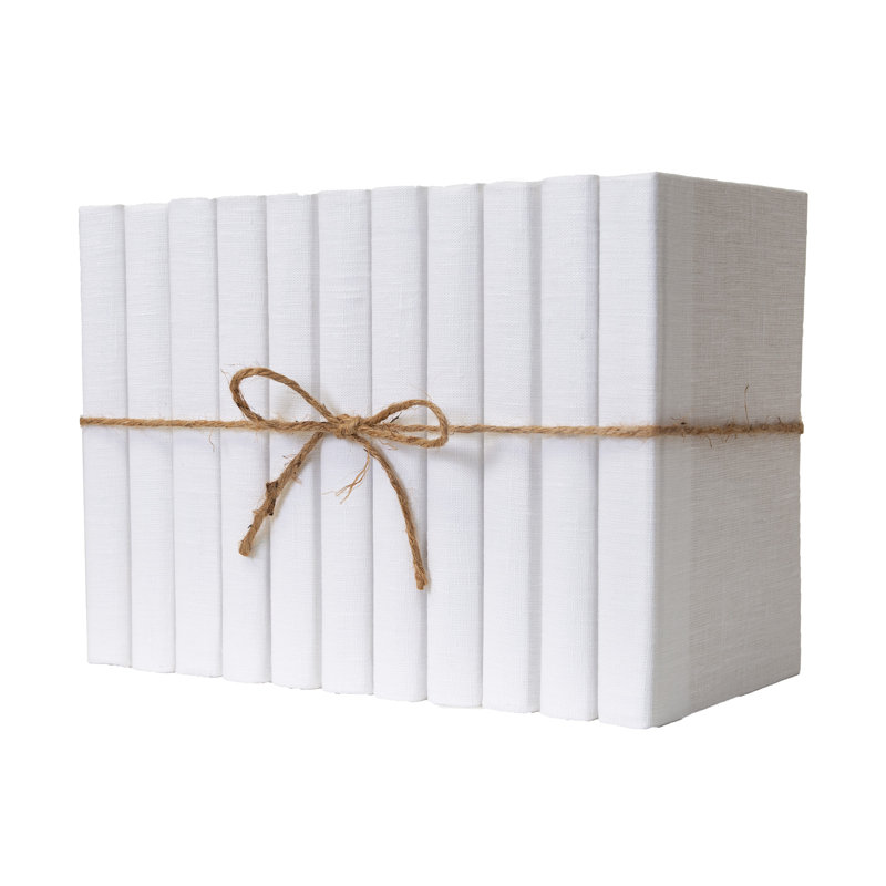 Snowfall Linen Wrapped Colorpak Decorative Book