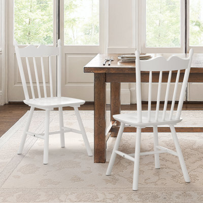 Daisy Solid Wood Side Chairs by August Grove