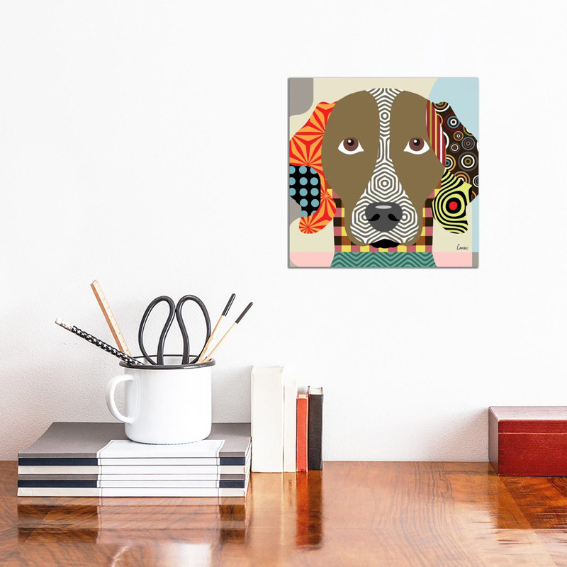 Weimaraner - Wrapped Canvas Print, 30.48 cm H x 30.48 cm W
