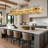 Lohan 20-Light Dimmable Modern Gold Rectangle Chandelier with Crystal Accents for Kitchen Island Dining Room