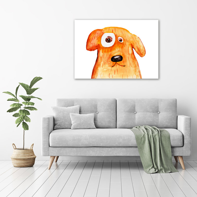Dog - No Frame Print on Glass