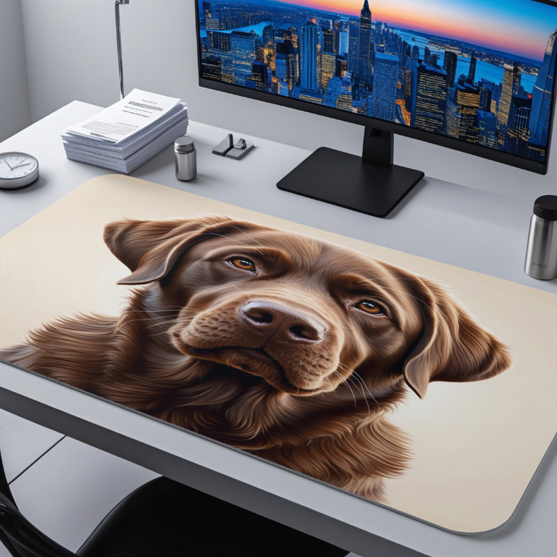Polyester Desk Pad, 14.4x12.1