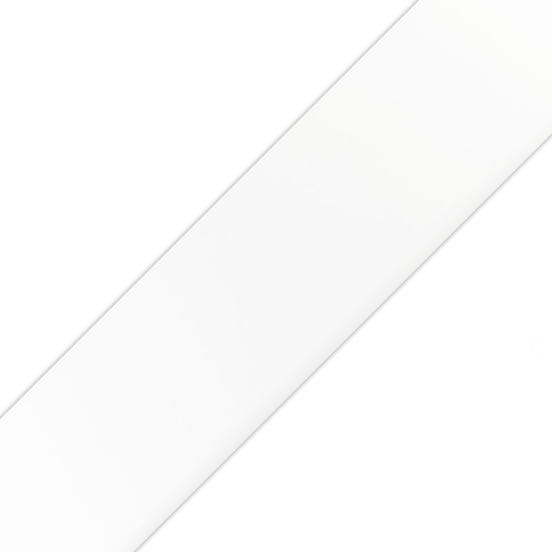 Battiscopa 18" x 3" Ceramic Bullnose Tile Trim, Matte White