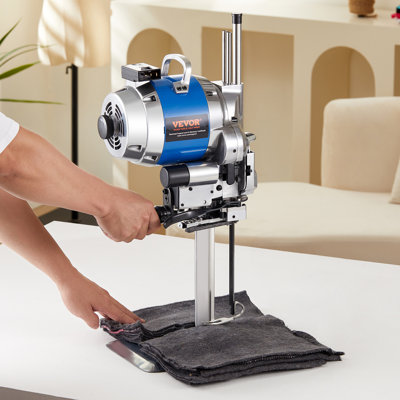 VEVOR Fabric Cutter 750W High-Speed Straight Knife Cloth Cutting Machine 9.8in