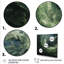 «Green and Black Abstract Spiral Waves», art mural abstrait-1319184631-1319184637