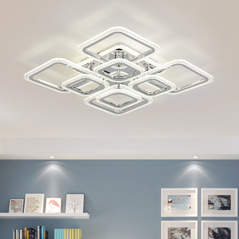 Arrika 8 -Light 60cm LED Flush Mount