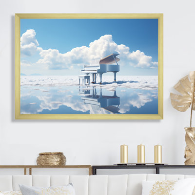 Piano flottant dans un nuage, photo I