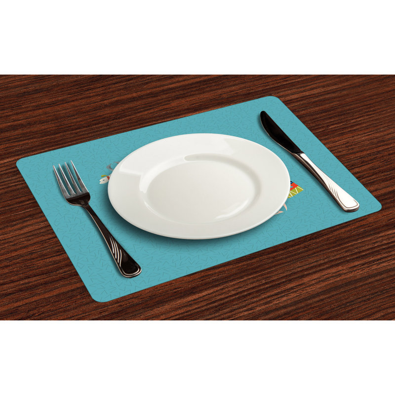 Mcclinton Liama Peruvian Knitting Woman Placemat