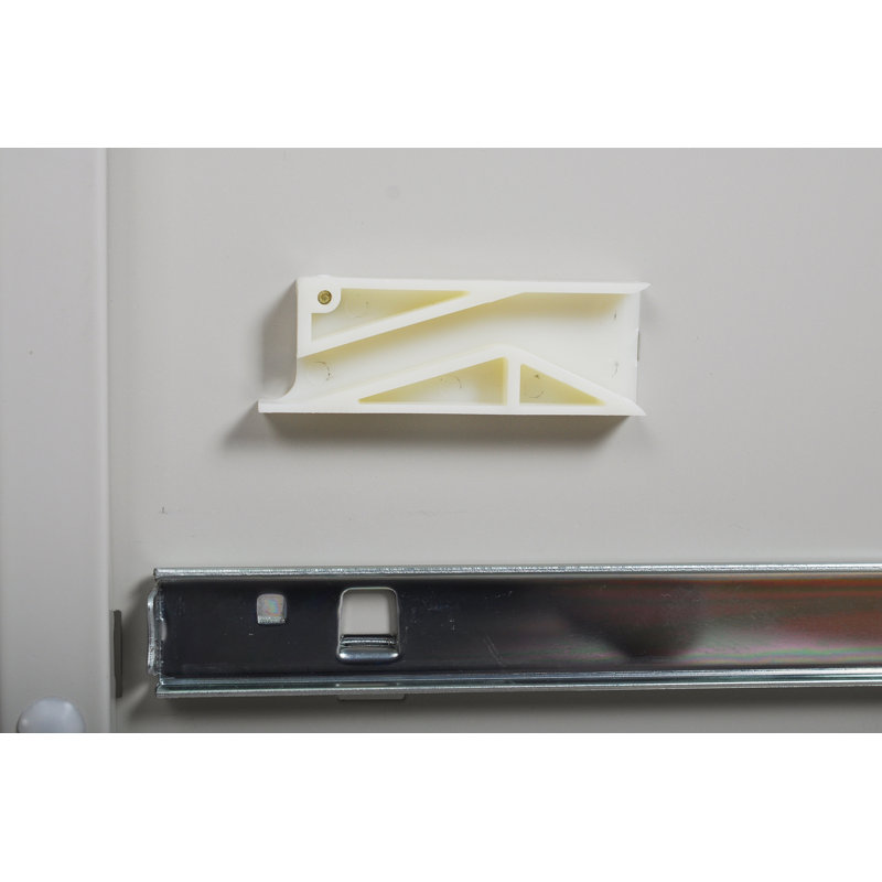 Lockable File Cabinet, White