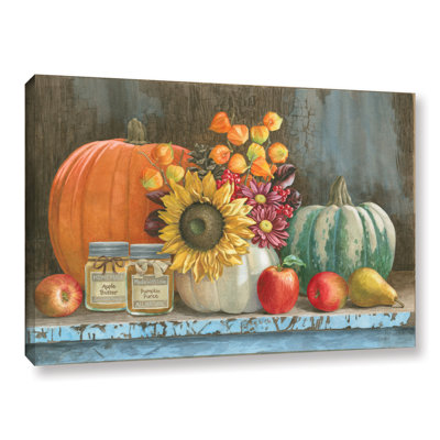 Harvest Bench by Beth Grove - Wrapped Canvas Painting Print -  August GroveÂ®, ATGR6682 32650714