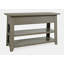 Table de canapé en acacia rustique délavé 50 po - Doré-77096622
