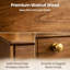 Mid-Century Modern 2-Drawer Nightstand With Tapered Legs-382744885