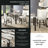 Modern Faux Marble Counter Height Dining Table With 4 Stools