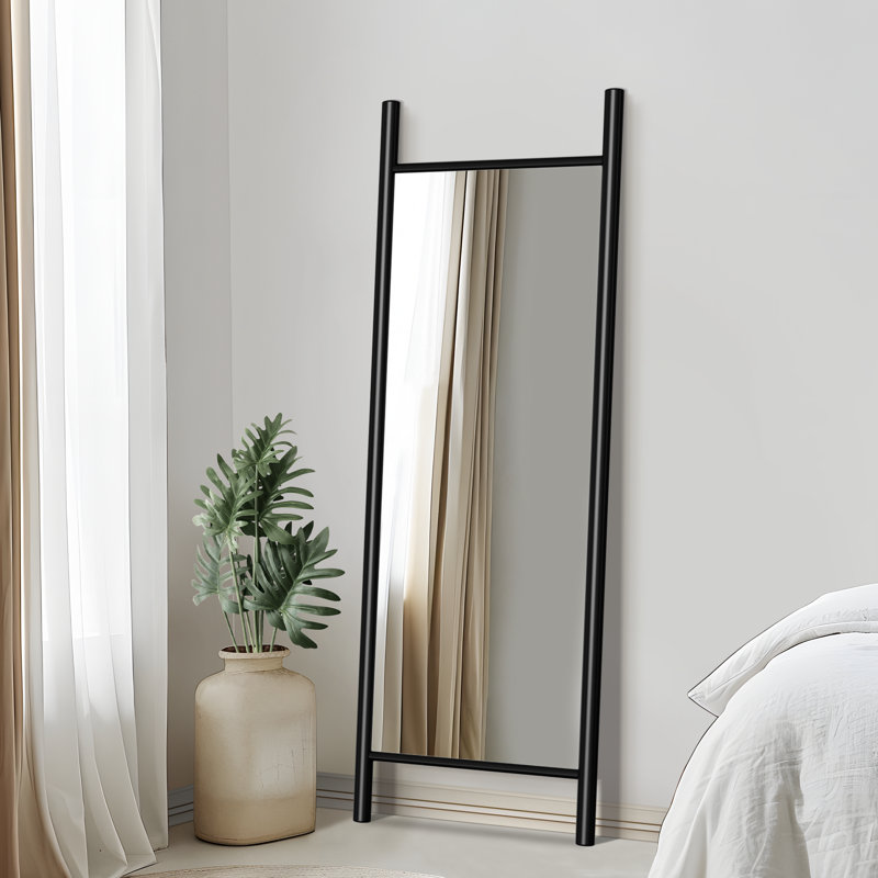 Miroir mural Merienne, Noir, 64 po x 21 po