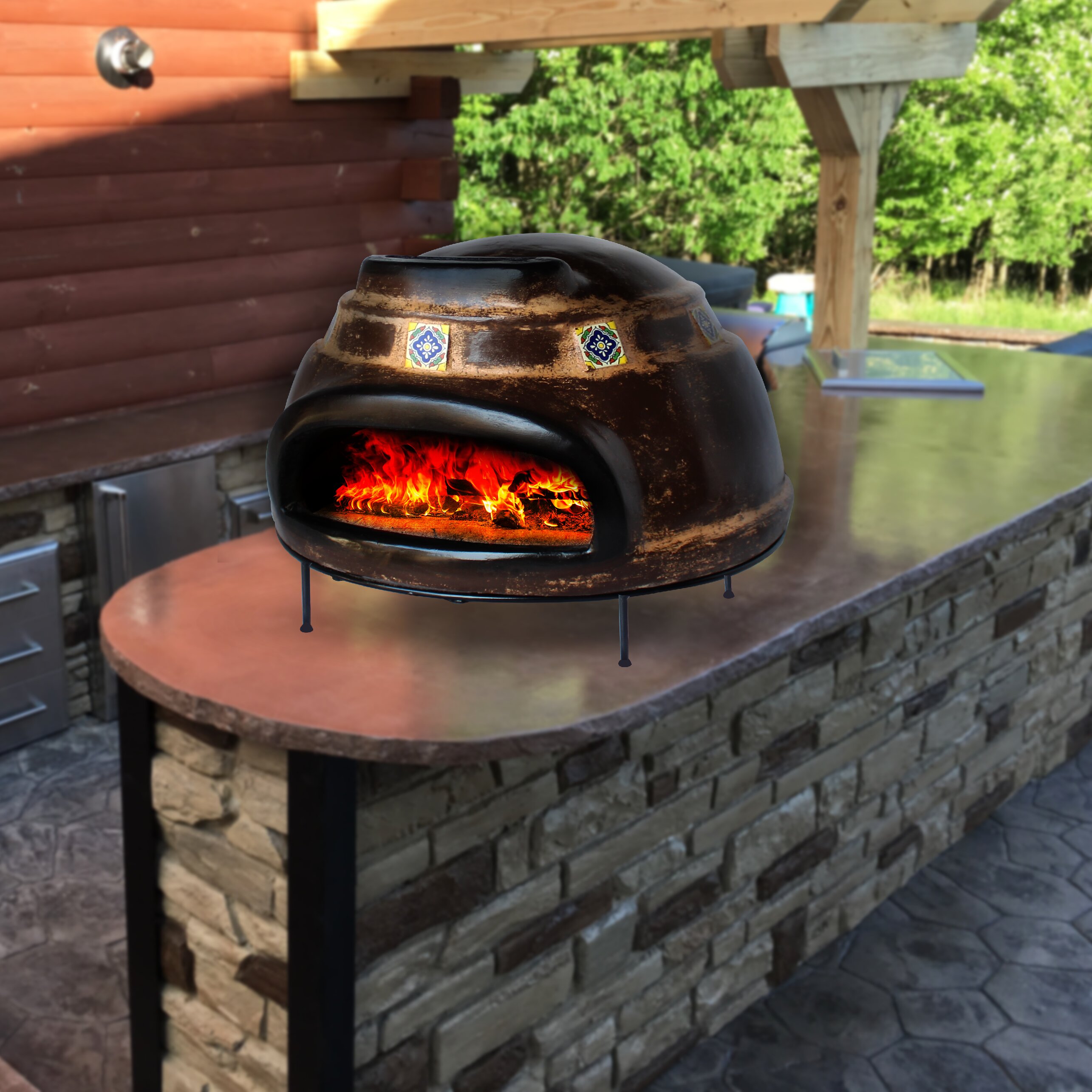 Pinnacolo Premio Wood Burning Outdoor Pizza Oven — My Backyard Zone